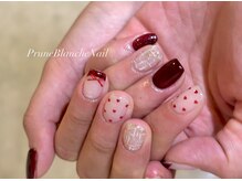 プリュネブランシュネイル(Prune Blanche Nail)/秋ネイル