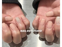 ネイルドットスタジオ 堺筋本町(NAIL DOT STUDIO)/ちゅるんワンカラー