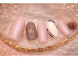 バレンタインチョコネイル