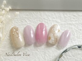 春☆フラワーネイル