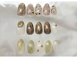 デザインネイル　ニュアンス