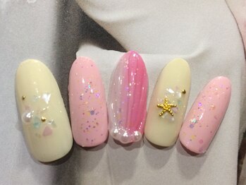 ネイルサロン リリオ(Nail Salon Ririo)/ガーリー☆人魚の鱗