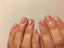 ネイル アンド ボディ ローサ(ROSA)/ラメ＆シルバーライン ストーン