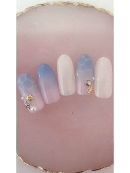 夏らしい水面アート(^^♪