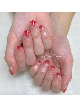 ネイルアート ジマー/クリアニュアンスコース¥6990