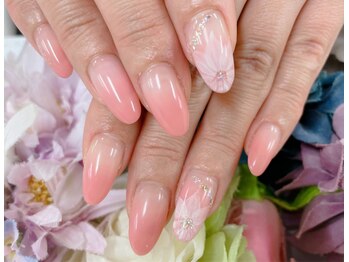 ディーネイル 天王寺(D-nail)/【小山】春フラワーネイル