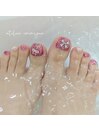 フット☆リボンネイル