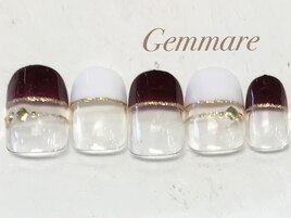 秋のおしゃれフレンチネイル