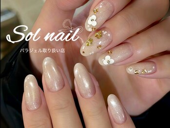 ソルネイル 池袋(Sol Nail)/定額フラワーホロマグネット