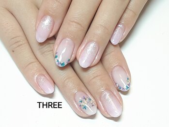 ネイルアンドまつげエクステ専門サロン スリー(THREE)/初回¥5400+アート￥1836