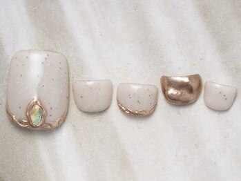 アイネイルズ 天神今泉店(I-nails)/【akane.e】ニュアンスフット