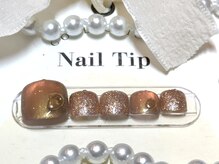 アンダンテ ネイル スタジオ トウキョウ(ANDANTE NAIL STUDIO TOKYO)/Foot定額シンプルアート