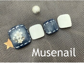 ミューズネイル(muse nail)/フットデニムネイル