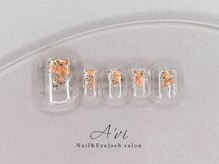 ネイルアンドアイラッシュ アヴィ(Nail and Eyelash A'vi)/フット定額デザイン　¥8100