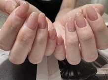 デューネイルスタジオ(dew nail studio)/透明感ピンク