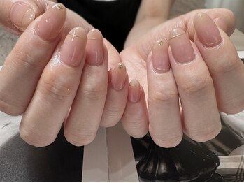 デューネイルスタジオ(dew nail studio)/透明感ピンク