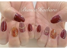 ビアンカ 沖縄南風原店(Bianca)/定額コース☆べっ甲風ネイル♪