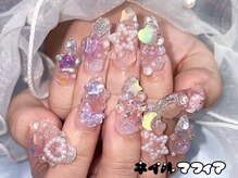 クリアネイル/夏/長さだし