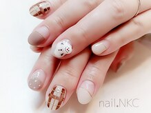NKC/溶けた雪だるまネイル