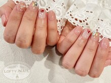 ロフティーネイル 駒川店(Lofty Nail)/ニュアンス×チューリップネイル