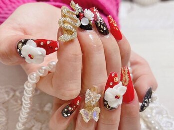 チルネイル(chill nail.)の写真/今メディアで流行のポリジェルを使用◎チップで型を取って丁寧にご希望のデザインへ仕上げます♪