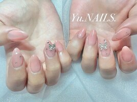 蝶々◎ピンクグラデーション