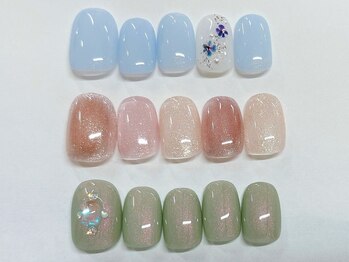 リッシュ ネイル(riche nail)の写真/初回&1ヶ月以内の再来で付け替えオフ無料！【初回オフ込★シンプルアートコース￥6500→￥5500】　