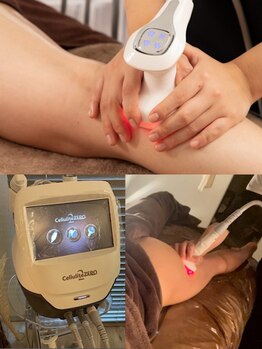 ハナメ(HANAME)の写真/当店人気の痩身マシンでスッキリ変化を確実に！腰肉・太ももが気になって着れなかったお洋服もスッキリ♪