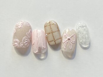 ユノ フィオーレ(Juno fiore)/ガーリークリームネイル