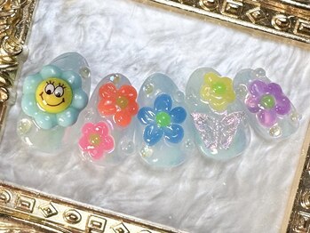 リコリコネイル(Riko Riko Nail)/【NEW】定額デザインF