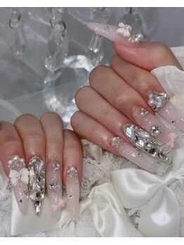 プティネイル(Puty Nail)/埋めつくしピンクネイル