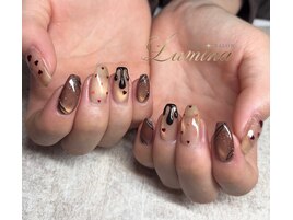 バレンタインネイル