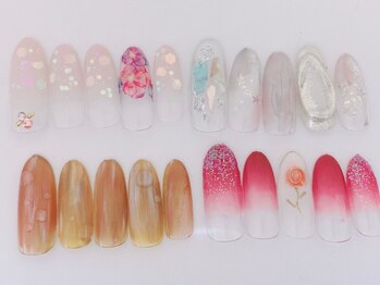 ネイルサロンアンドジュエリー アリュール(ALLURE)/６月定額デザインB（￥5830）