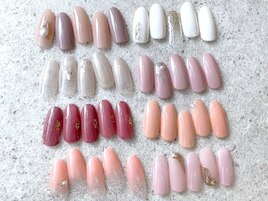 【シンプルニュアンスネイル】