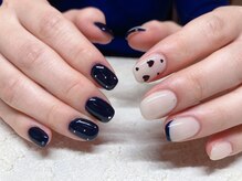 コーシェリ(koselig)/ネイビー×シアー