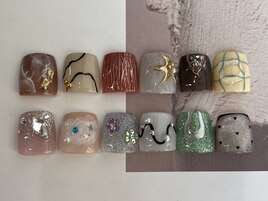 親指アートサンプル