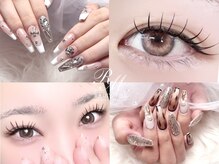 韓国風束感eye♪[まつパ/フラットラッシュ/エクステ×パーマ]