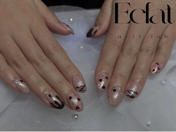 エクラ 大阪梅田(Eclat)/バレンタインネイル*大阪梅田