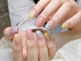夏ネイル　パステルネイル