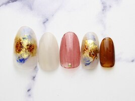 秋色ニュアンスネイル初回￥6980