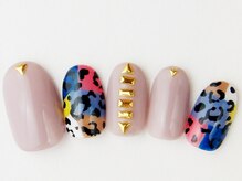 ネイルサロン ドレリッチ 大宮店(drerich)/マルチカラーレオパード