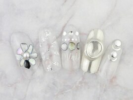 シルバーニュアンスネイル