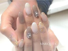ネイルサロン マリキータ(MARIQUITA)/大人上品ビジューネイル