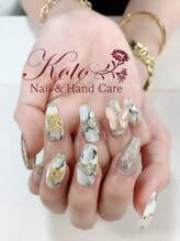 コト(KOTO)/蝶々/パーツ/大理石/ラメ