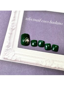 セレクトネイル ココ 秦野店(SELECT NAIL COCO)/Foot フラワーストーン