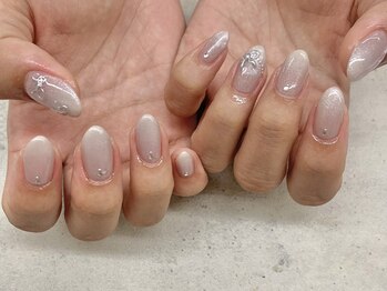 ネイルサロン ドゥ(Nail Salon Doux)/（平田）リボンベイビーブーマー