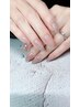 《HAND》持ち込みデザイン◆ワンカラー＋アート４本　¥6,500