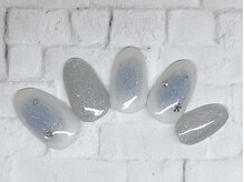 アルセア 上野御徒町店(Alcea)/チークネイル　冬　春　グラデ