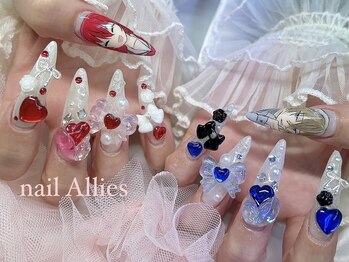 アリーズ(Allies)/パーツ推しネイル