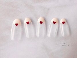ラブリーフレンチネイル
